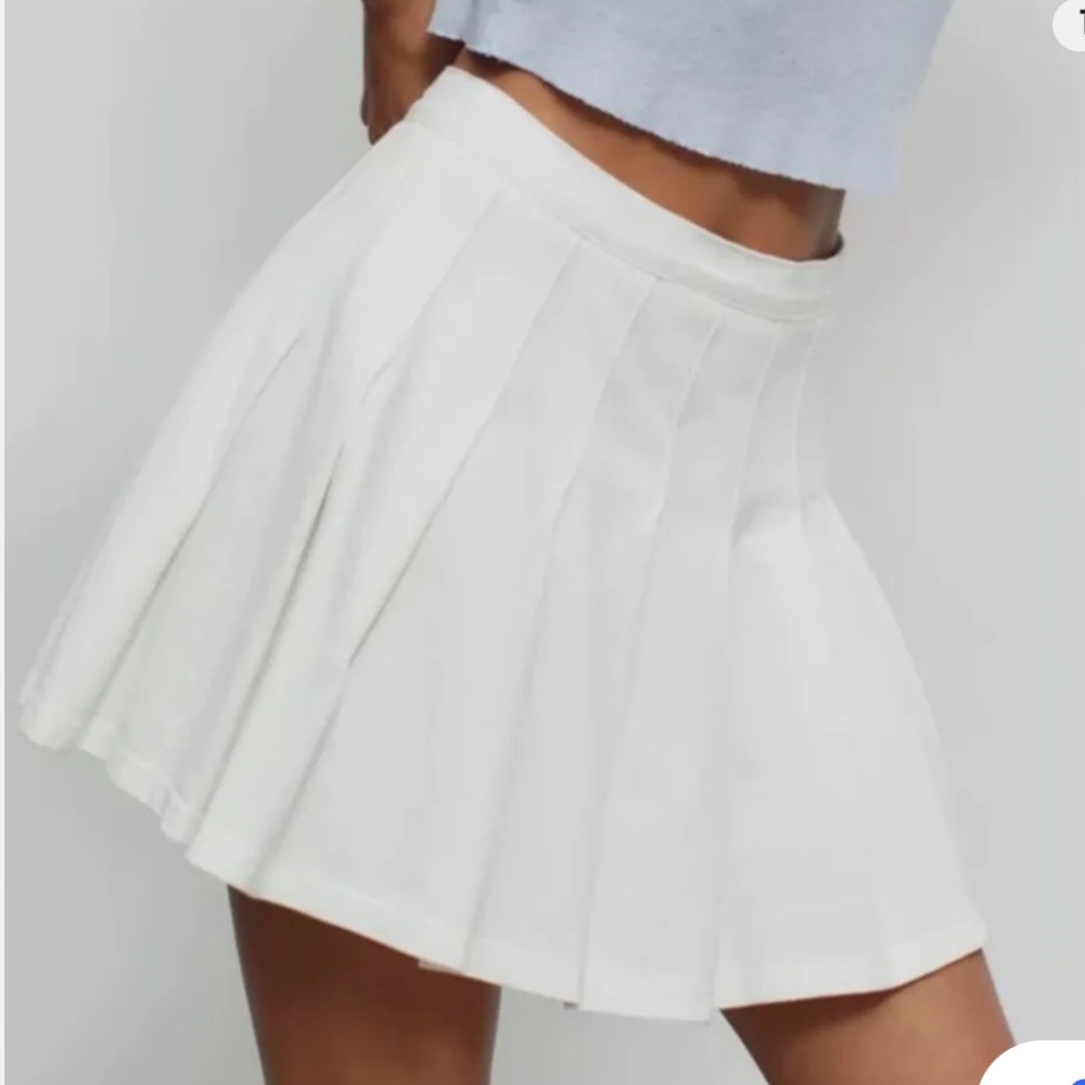 Urban Outfitters White Tennis Skirt